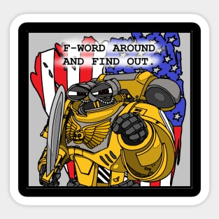 F-Word Around... Sticker